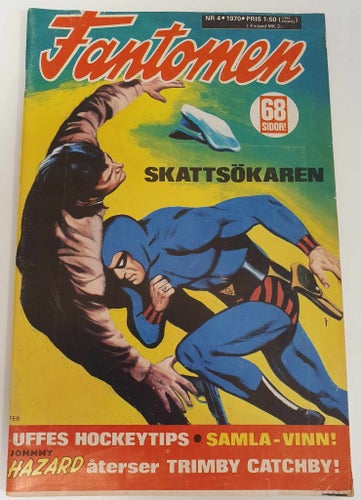 Fantomen nr 4 1970 / Djungel-bilaga / VG+