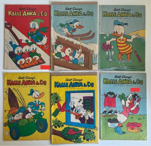 1962 - Kalle Anka & C:o (10 st)
