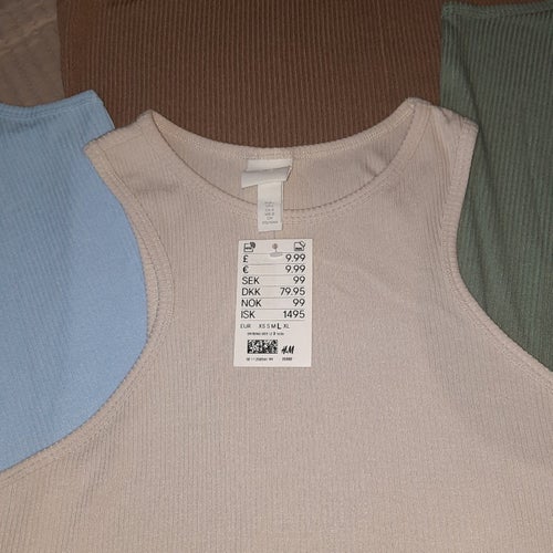 4-pack H&M Ribbade Linnen i Olika Färger