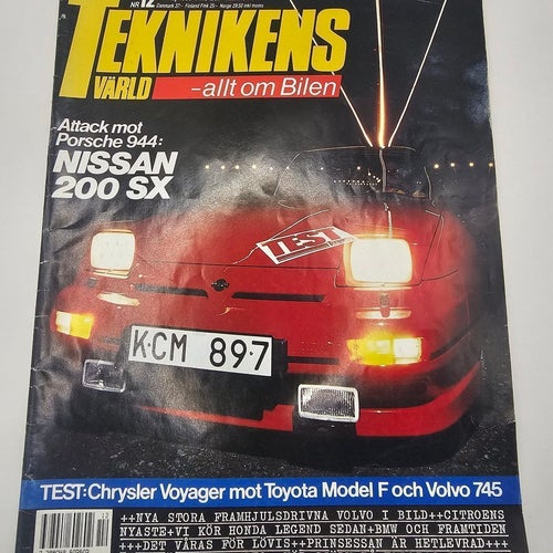 Teknikens Värld tidningar från 1989 Nr 6 & 12