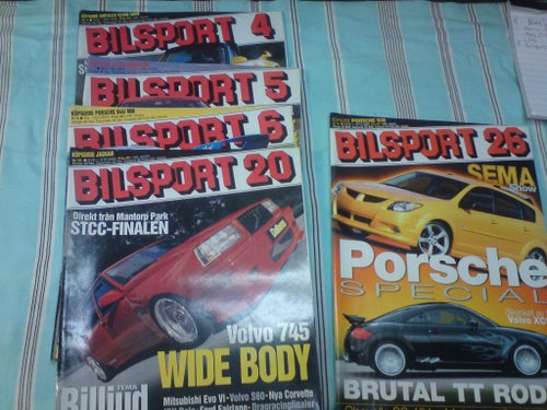 Bilsport 2000 nr 4/5/6/20 samt nr26 2001