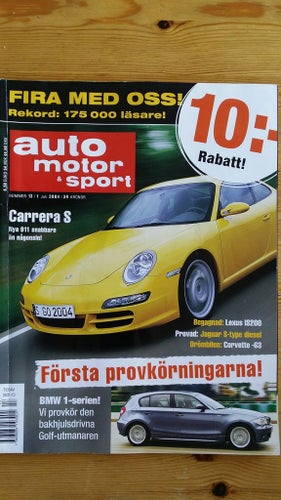 Auto motor & sport 13 2004: Porsche 911 Carrera S, Jaguar S-Type 2,7 D