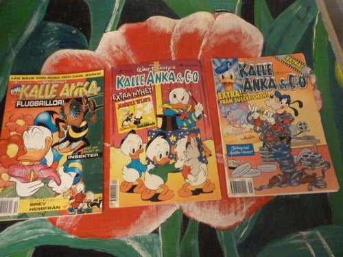 TIDNING, 3 STYCKEN KALLE ANKA TIDNINGAR, NR 10-2004, NR 40-1991, NR 49-1993