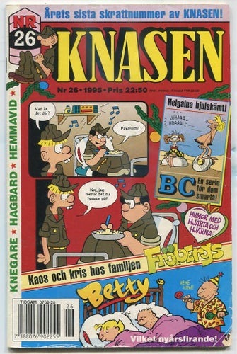 Knasen 1995 nr 26 Fröbergs, Hagbard, Sam & Silo, Rödöga, BC