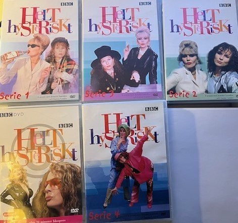 Helt Hysteriskt - Serie 1-5 DVD