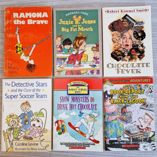 Kids Chapter Book Lot 6 Ramona Junie B Jones Black Lagoon English