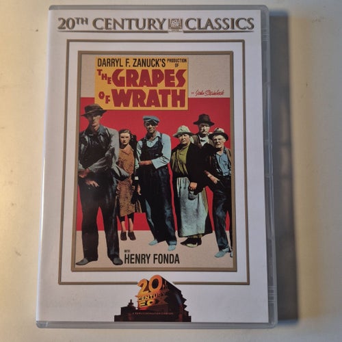 The Grapes of Wrath - Vredens Druvor (DVD) 1940 *Svensk text*