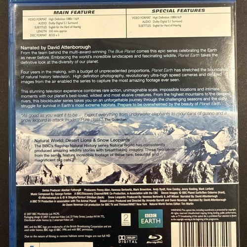 Planet Earth (Blu-Ray)