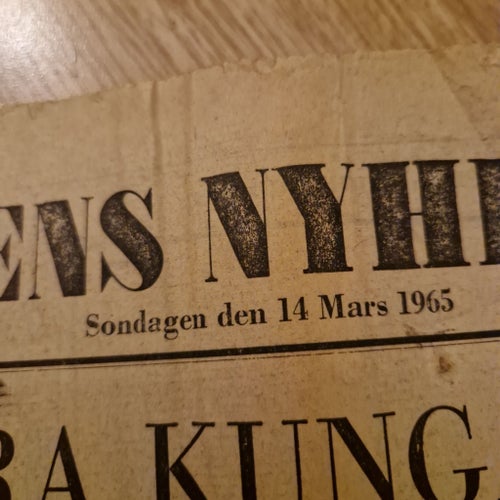 Dagens Nyheter 14 Mars 1965