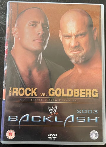 WWE Backlash 2003 - The Rock vs. Goldberg - DVD