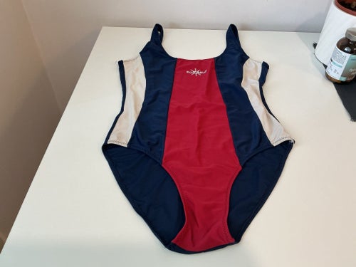 Bodyline flerfärgad baddräkt, storlek 40
