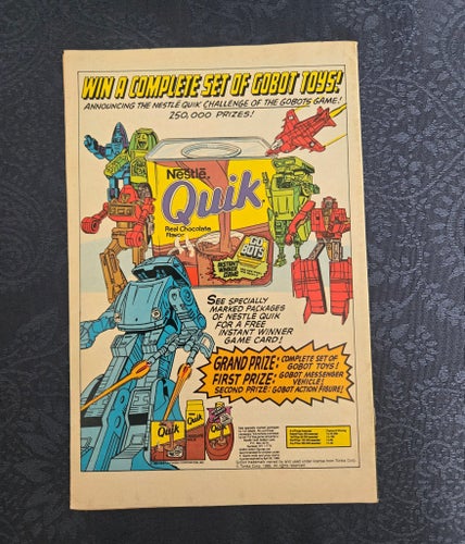 The Transformers #12: Optimus Prime: Autobot Killer! Marvel, 1985