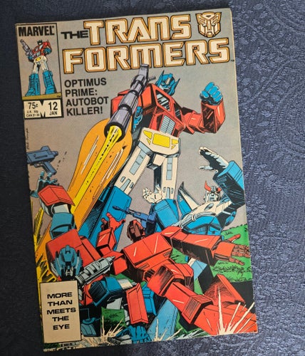 The Transformers #12: Optimus Prime: Autobot Killer! Marvel, 1985