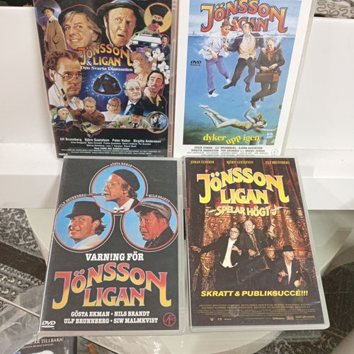 Jönssonligan DVD-filmer ( läs beskrivning )