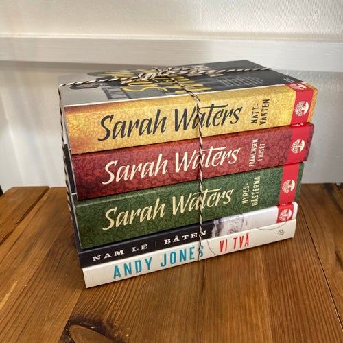 Bokpaket Sarah Waters, Nam Le, Andy Jones