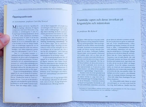 Människan i krig (Krigsvetenskapsakademien 1996)