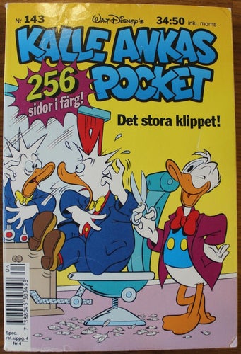 KALLE ANKA POCKET NR 143 1992
