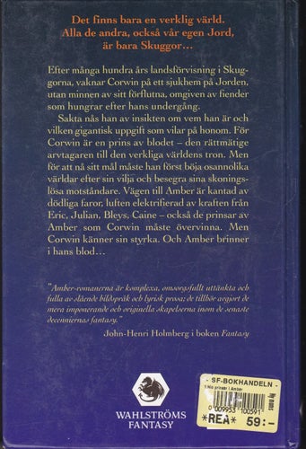 Roger Zelazny / Amber 1 / Nio Prinsar I Amber / Kartonnage