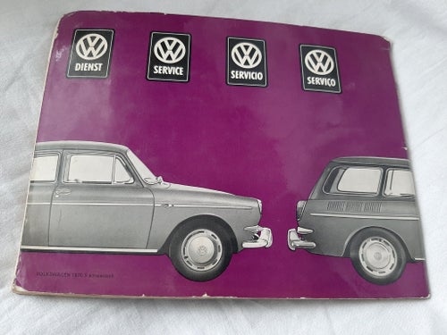 Volkswagen 1500S Instruktionsbok ( Augustu 1964 )