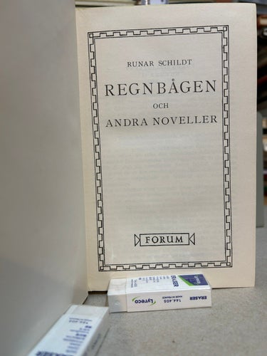 Regnbågen och andra noveller av Runar Schildt. bok, Very Good plus