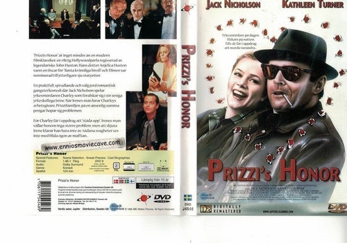 Prizzi´s Honor DVD, M. Jack Nicholson . Kathleen Turner