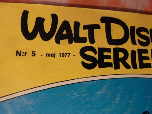 KNATTARNAS FANTASTISKA PRESENT, NR 5 - 1977, TIDNING, WALT DISNEY´S SERIER