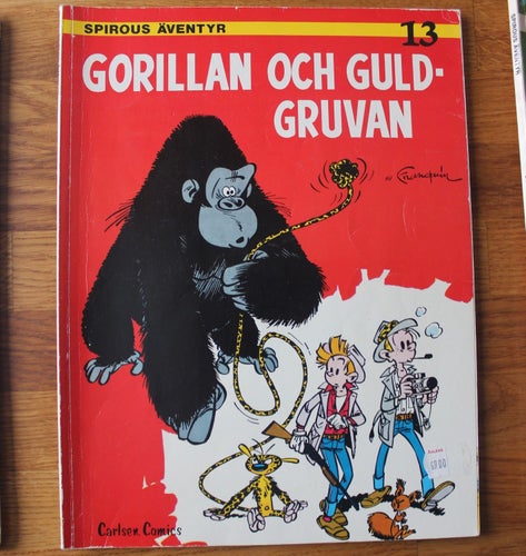 SPIROUS ÄVENTYR 13 Gorillan och guldgruvan 1985 2:a upplaga
