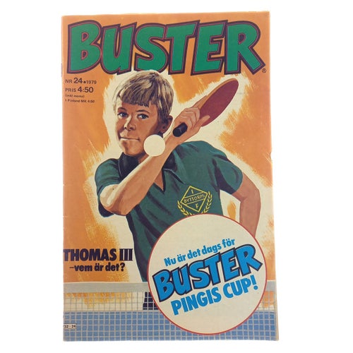 Buster - 1979 - NR 24 - Thomas Eriksson, Barry King, Johnny Puma