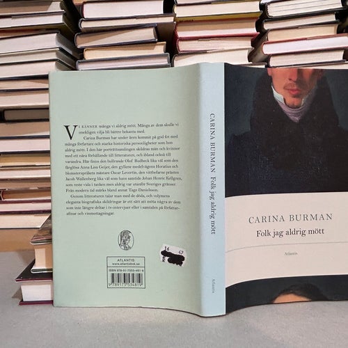 Folk jag aldrig mött av Carina Burman. Bok. Very Fine plus