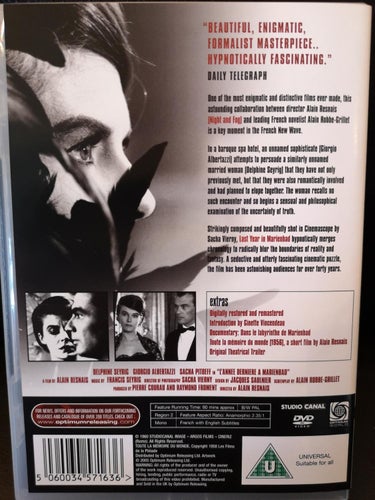 Last year in Marienbad (1961) Alain Resnais med Delphine Seyrig, Sacha Pitoëff.