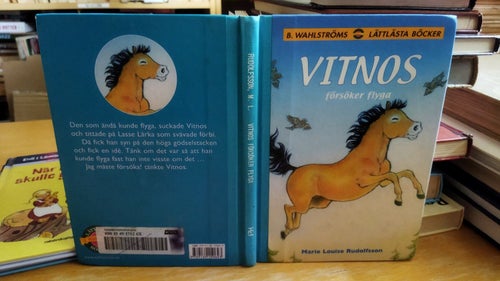 Vitnos försöker flyga av Marie Louise Rudolfsson, bok, Very Good plus, SM