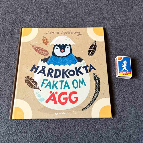 Hårdkokta fakta om ägg - Bilderbok barnbok Lena Sjöberg Saga barnbok