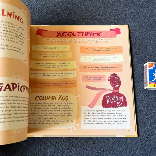 Hårdkokta fakta om ägg - Bilderbok barnbok Lena Sjöberg Saga barnbok