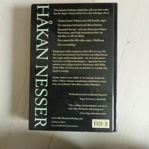 Svalan, katten, rosen, döden - Håkan Nesser