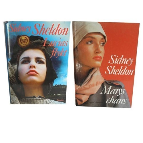 2 st böcker av Sidney Sheldon - Lucias flykt och Marys chans