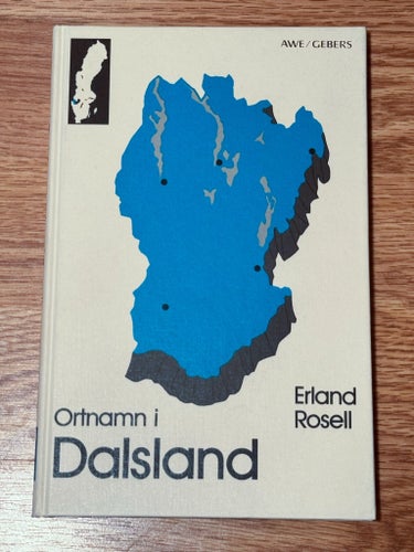 Ortnamn i Dalsland av Erland Rosell, 1983