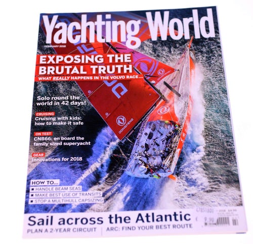 'Yachting World' magazine February 2018-English nautical magazine with photos