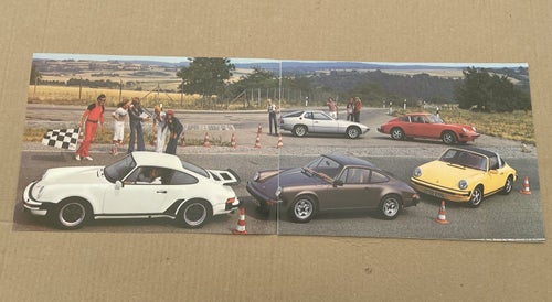Försäljningsbroschyr PORSCHE