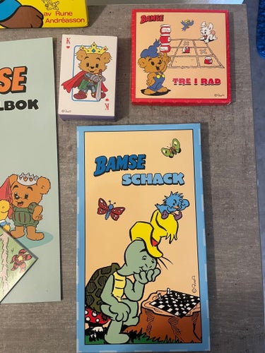 Bamse spel och böcker