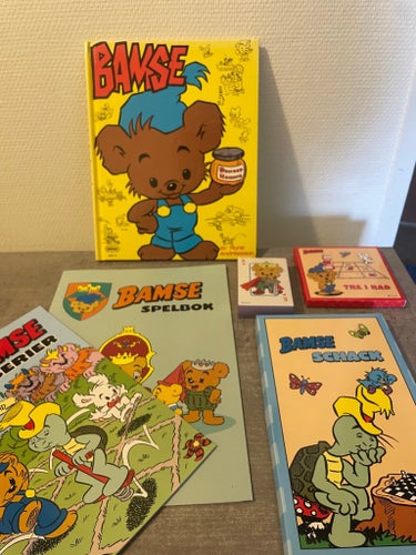 Bamse spel och böcker