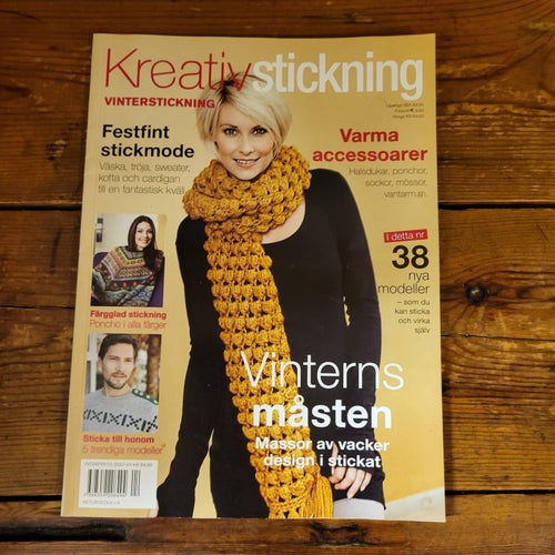 Tidningen "Kreativ Stickning"