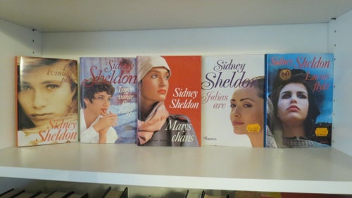 11 böcker av Sidney Sheldon thriller drama romanser