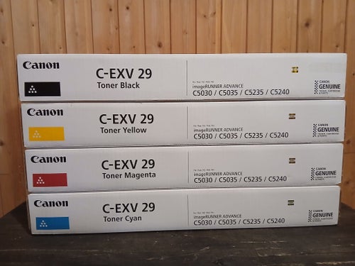 Canon C-EXV 29 Toner Full Set (4 st) - Original & Oöppnad