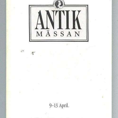 Antikmässan 1986 - Stockholms IX Internationella Antikmässa