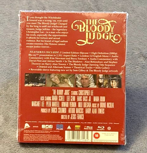 88 Films • The Bloody Judge • Blu-ray • Limited Edition Slipcover • Ny!