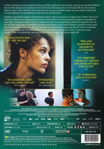 Undine (2020) Christian Petzold med Paula Beer och Franz Rogowski.