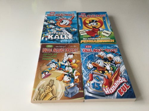 Kalle Ankas Pocket Nr 458 & 529 & 251 & 530