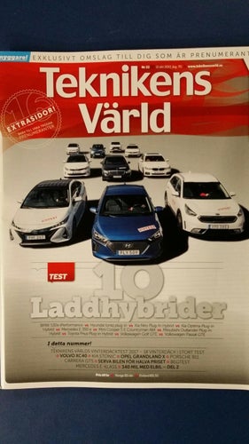 Teknikens Värld 22 2017: VW Golf/Passat GTE, BMW 530e, Hyundai Ioniq Plug-In