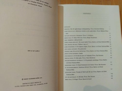 Mältider ur världslitteraturen av Ernst Nathorst-Böös. bok. Very Fine plus