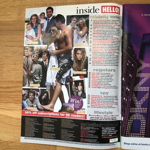 Hello Magazine 7 September 2009 - Charlotte & Gavin Christen Baby Dexter
